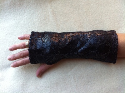 Sequin Wrist Brace Cover by Not Blue Designs