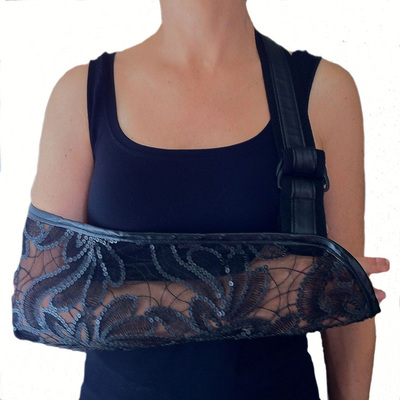 City Sequin Arm Sling by Not Blue Designs
