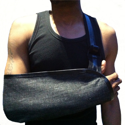Durable Denim Arm Sling by Not Blue Designs