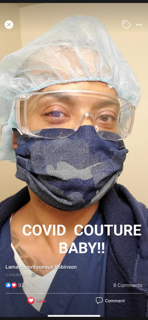 COVID COUTURE, BABY!!